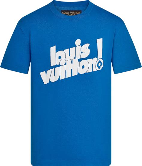 louis vuitton shirt blue|Louis Vuitton black t shirt.